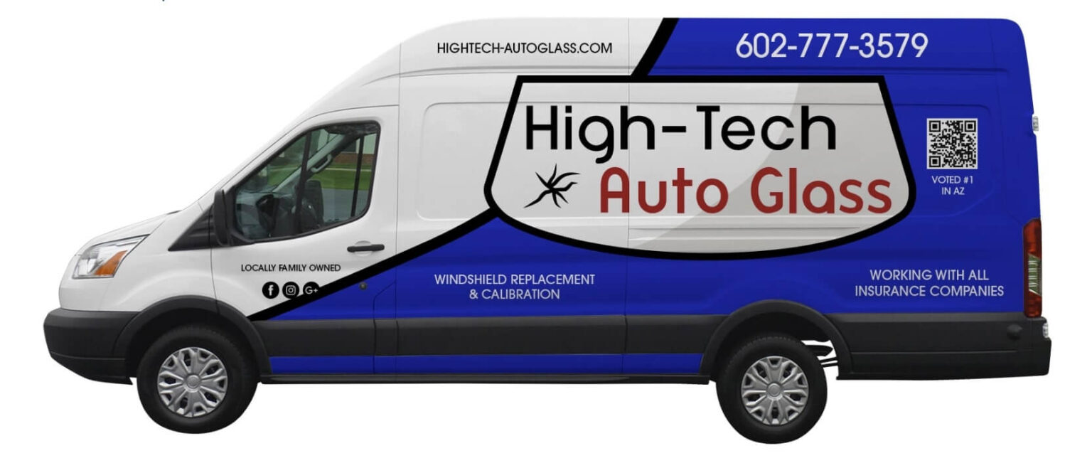 High Tech Auto Glass Van