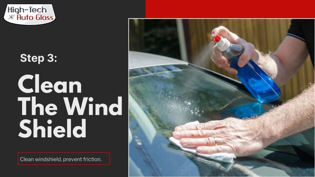 Image Showing Clean the Windshield