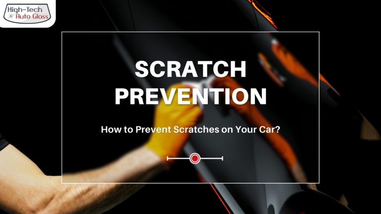 Graphic Explaining How to Prevent Scratches on Your Car