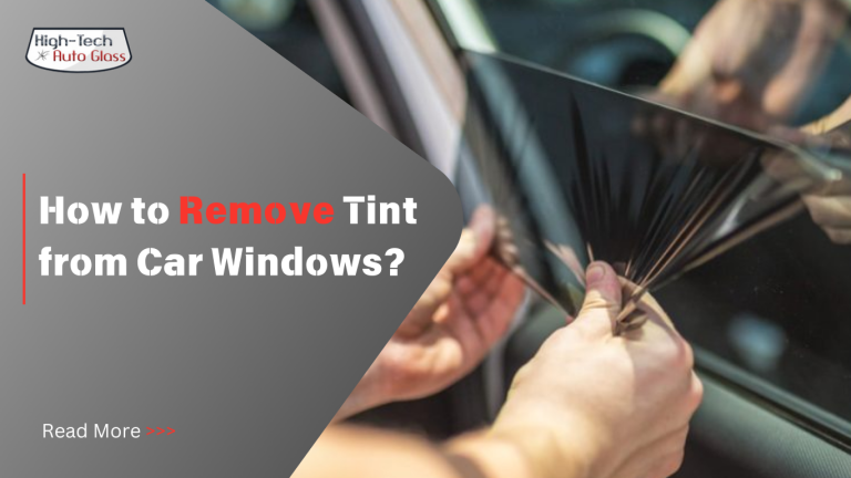 Remove Tint from Car Windows